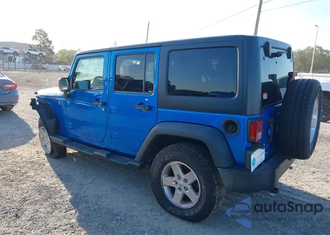 2016 Jeep Wrangler Unlimited Sport z USA, uszkodzony, nr VIN 1C4BJWDG9GL257053